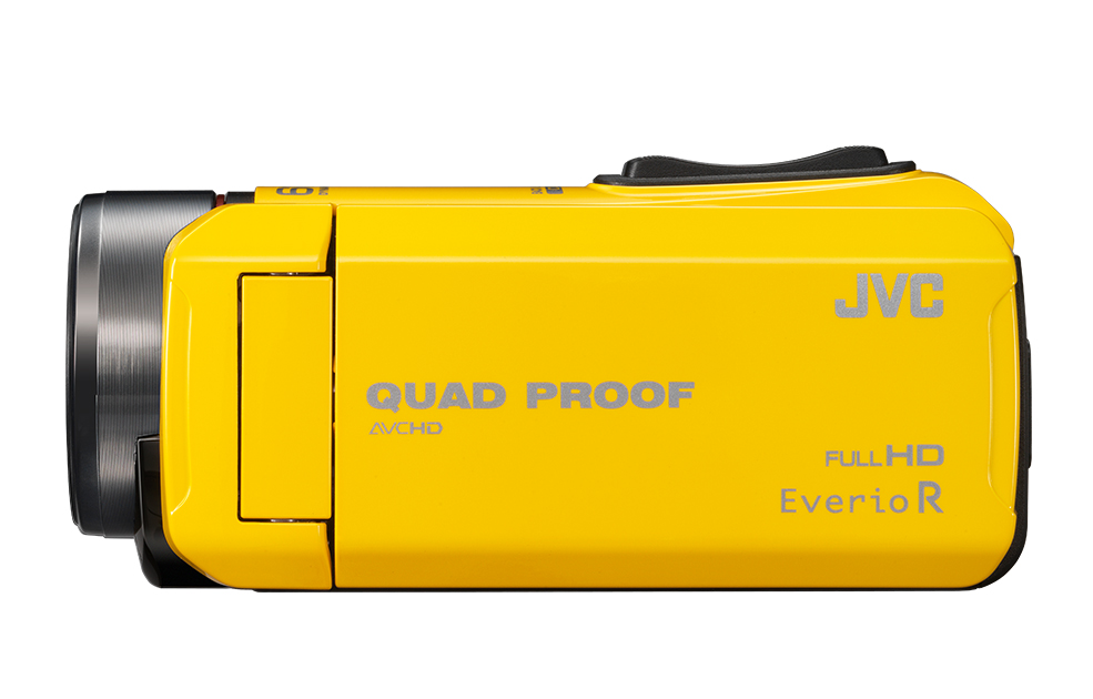 JVC ビデオカメラ Everio R 防水5m 防塵仕様 耐低温 耐衝撃 内蔵メモリー32GB イエロー GZ-R400-Y - 3