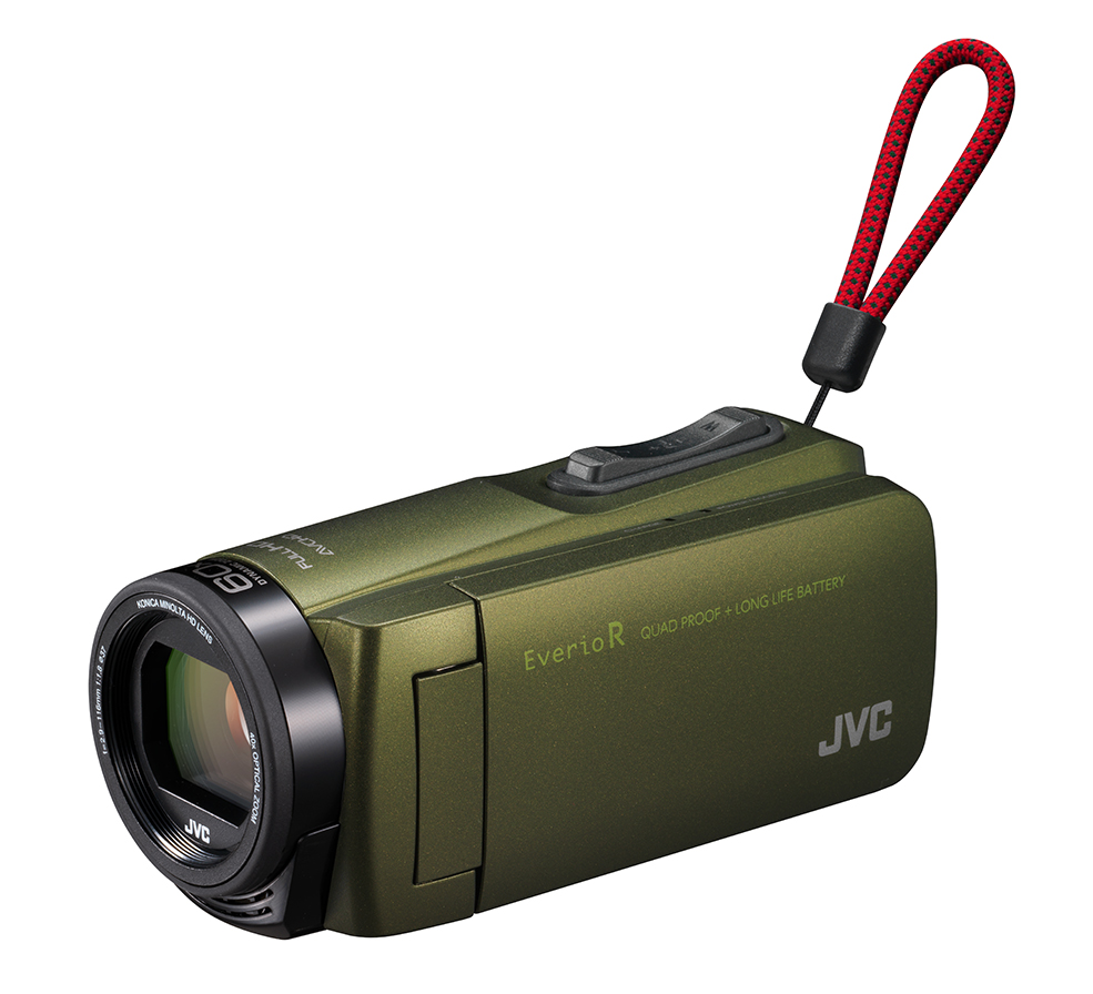 購入安い【美品】everio R JVC GZ-R470-G 2018年製　防水防塵 ビデオカメラ