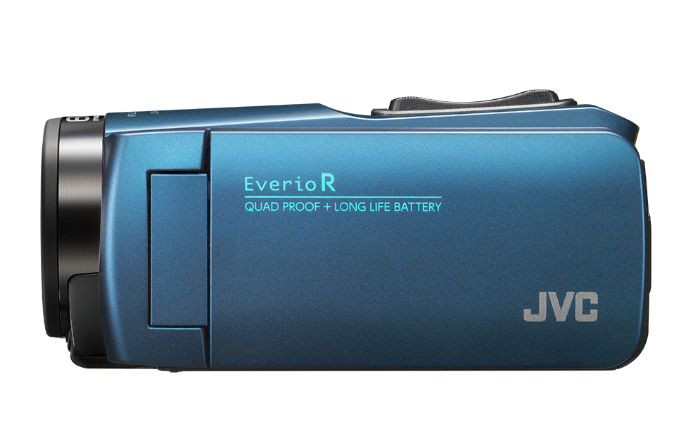 激安商品 waterfront avenueJVCKENWOOD JVC ビデオカメラ Everio R 防水 防塵 32GB内蔵メモリー  ネイビーブルー GZ-R480-A