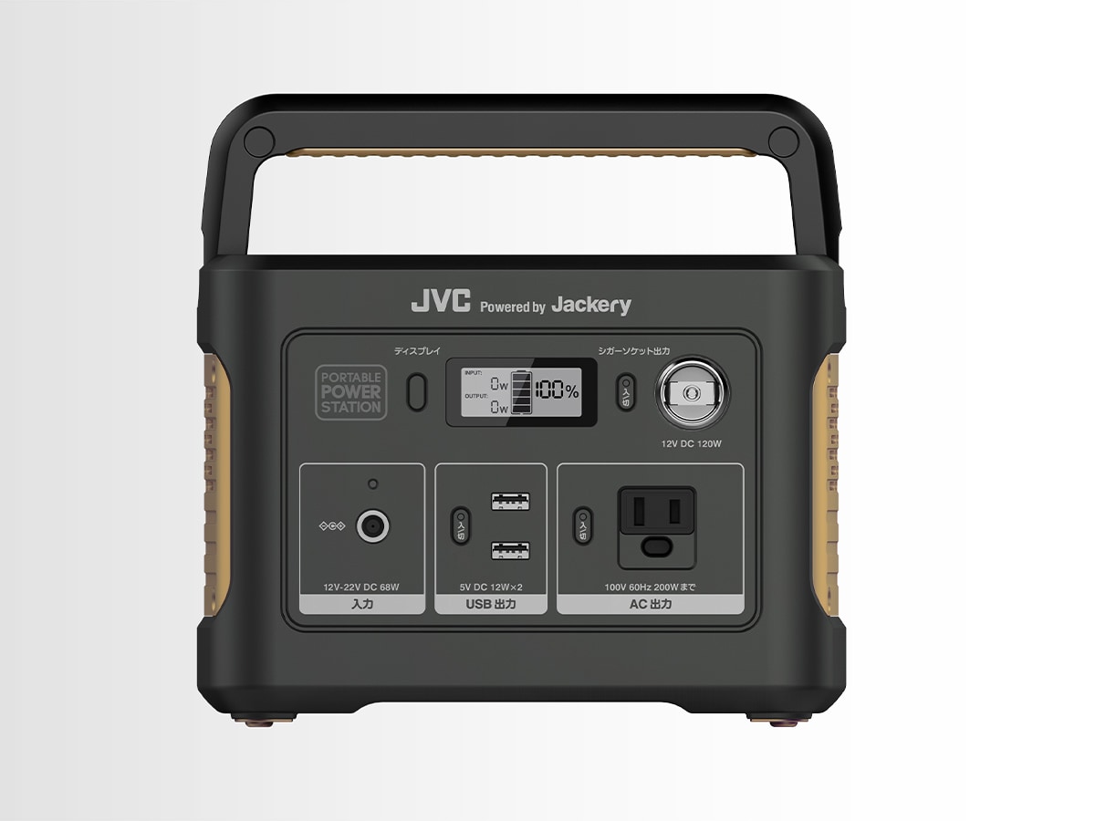 ☆美品☆JVC Powered by Jackery ポータブル電源 BN-RB37-C 充電池容量 104400ｍAh 375Wh 防災 キャンプ 蓄電池 ケンウッド ジャクリ 64574