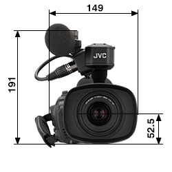 主な仕様 | 4Kメモリーカードカメラレコーダー GY-HM175 | 業務用