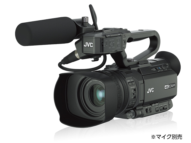 4Kメモリーカードカメラレコーダー GY-HM200BB | 業務用ビデオカメラ | JVC