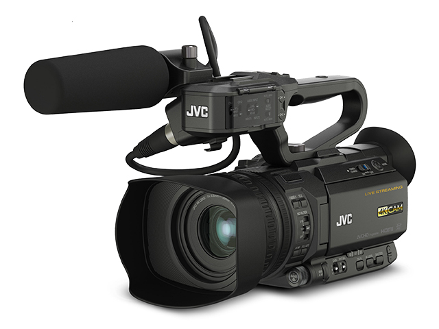 4Kメモリーカードカメラレコーダー GY-HM250BB | 業務用ビデオカメラ | JVC